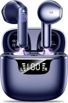 Bluetooth-Kopfh&ouml;rer, kabellos, 5,4 Zoll (5,4 cm), Touch-Steuerung, Dunkelblau