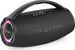 ZEALOT Bluetooth-k&otilde;lar, muusikaboks Bluetooth Box &otilde;ues, 80 W stereoheli, BassUp, 16000 mAh aku, AUX port, USB, Micro SD/TF, USB-C, Bluetooth 5.2, IPX6 veekindel, telkimiseks, basseini, aeda.