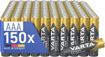 VARTA AAA patareid, Power on Demand, Alkaline, 1,5 V, hoiupakk, nutikas, paindlik, v&otilde;imas, ideaalne arvutitarvikutele, nutikodusseadmetele, Made in Germany, 150 tk.