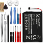 CELLONIC, Garmin Camper 760LMT-D, Dezl 760, Camper 760 (1500 mAh, 3,7 V) + t&ouml;&ouml;riistakomplekt 17-osaline vahetusaku 361-00066-00 361-00066-10