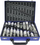Tivoly 11451070024 Drill Bit Set, High-Speed Steel, HSS for Metal, V170, Diameter 1 to Diameter 8 mm x 10 Pieces and 5 Pieces up to Diameter 10 mm