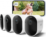 Arlo Pro 5 WLAN v&auml;livaatluskaamera X3 + sertifitseeritud SmartHub, 2K UHD, must, t&auml;iustatud v&auml;rviline &ouml;&ouml;vaatlus, 160&deg; vaatenurk, 2-suunaline heli, koos turvalise plaani testperioodiga