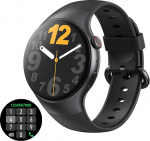 Smartwatch with Phone Function, Fitness Watch, Men and Women, 1.32 Inch Round Touchscreen IP67 Waterproof Sports Watches with Personalised Screen, Music Control, Heart Rate, Pedometer, Calories