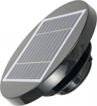Solar Powered Roof Fan Ventilation for Boat, Motorhome, Greenhouse, Garden Shed, Caravan with Polycrystaline Solar Panel 5.5 V 2.5 W and Air Flow 33 CFM