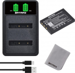 Batmax NP-60 aku ja USB-laadija Fujifilm NP-60 Fujifilm FinePix F50I F401 F402 F501 Zoom F410 F601 F603 jaoks