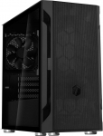 SilverStone Technology FARA H1M, Micro-ATX, terasv&otilde;re, karastatud klaasist k&uuml;ljepaneel, plastist, terasest korpus, 120 mm x 1 ventilaator, SST-FAH1MB-G