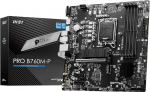 MSI PRO B760M-P emaplaat, Micro-ATX - toetab 12., 13. ja 14. p&otilde;lvkonna Intel Core protsessoreid, LGA 1700 - DDR5 Memory Boost 6800+MHz/OC, PCIe 4.0 x16 pesa, M.2 Gen4 pesa.