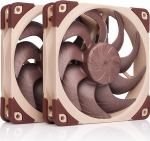 Noctua NF-A12x25 G2 PWM Sx2-PP, topeltventilaatorite komplekt Push-Pull ja Side-by-Side rakendustele (pruun)