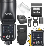 Godox Flash V100 O Camera Flash Speedlite, V100O 100W puutetundlik v&auml;lk, TTL HSS 1/8000s s&uuml;nkroniseeritud v&auml;lk, &uuml;hildub Olympus E-M1 III, Pen-F, E-PL8, E-P5 ja Panasonic GH4 GX85 LX100 S1 S5 IIX-ga