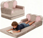 NUKied laste diivan, laste lamamistool, beebi puhkeala diivan, minisohvakas lastetoa nurgas, kokkupandav diivan poistele ja t&uuml;drukutele vanuses 1-3 aastat, kingitus lastele, elevant