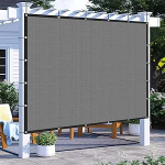 Eyeletsiga varikatus - Shade Net Garden 2 x 3 m Shade Net Outdoor Sun Protection Shade Net for Greenhouse Patio Plants Chicken Coop Windproof Water Permeable (tuulekindel vett l&auml;bilaskev)