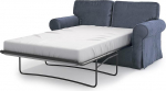 MASTERS OF COVERS diivanvoodi kate, mis sobib IKEA Ektorp 2-kohalise diivanvoodiga, asenduskate, k&auml;sitsi valmistatud 197 x 90 x 88 cm (Premium Velvet, Midnight Blue)