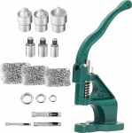 Eyelet Press Set, Metal Hand Press Eyelet Machine Eyelet Punch Eyelet Grommet Machine koos 3 l&otilde;iketeraga ja 1500 Eyelets (6/10/12 mm) kangastest nahast n&ouml;&ouml;pide n&ouml;&ouml;pide jaoks (roheline)
