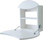 Seina kokkupandav laud varjatud riiuliga, seinale paigaldatav riietuslaud, multifunktsionaalne kokkupandav laud, laua, s&ouml;&ouml;gilaua, k&uuml;ljelaua, s&uuml;learvuti laua jaoks, kokkupandav suurus 15 cm