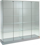 ITALFROM Vitrina High L142 x W46 x H180 cm, karastatud kristallidega