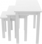 Aurotrice Wooden Side Table 3 Tables Side Table Coffee Table Home Office Living Room