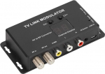 TV Link modulaator, TM70 UHF TV LINK modulaator AV kuni HF Converter IR Extender koos kanali kuvamisega, &uuml;hildub STB ja muude A/V allikatega