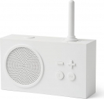 Lexon TYKHO 3 Kaasaskantav Bluetooth-k&otilde;lar ja posti FM-raadio veekindel koos laetava akuga (valge)