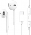 Yashvi USB C k&otilde;rvaklapid iPhone 17 Air 16 15 17 Pro Max USB-C k&otilde;rvaklapid mikrofoniga helitugevuse reguleerimine USBC juhtmega USB Type C k&otilde;rvaklapid Pixel 10 9 Pro 8 7 6A S25 Ultra S24 S23 jaoks