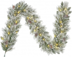 Black Box Trees Vandans J&otilde;ulugirland LED-valgustusega Pikkus 180 cm Frost Green