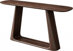 Konsolentisch aus Massivholz, Console Table mit Abgerundeten Ecken, Stabiler Standfu&szlig; f&uuml;r Eingangsbereich, Flur(150x30x88CM/59x12x35IN)