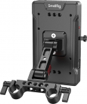 SmallRig V Mount Battery Adapter Plate for BMPCC 4K & 6K & 6K Pro, Mirrorless DSLR Cameras, Comes with 8V/12V/14.2V D-Tap/5V 2A USB Output Ports & 15mm Rod Clamp and Adjustable Arm - 3204