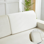 Yoovat Magic diivanikatted, Magic diivanikatted, kulumiskindlad, universaalsed diivanikatted, Stretch sektsiooniliste slipcovers jaoks (tekstuur, valge, tagumine kate, L)
