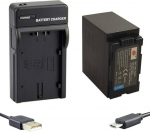 DSTE Li-ion aku ja Micro USB laadija Sobib Panasonic CGA-D54, CGA-D54S, CGR-D54S, AG-DVC180A, AG-DVC30, AG-DVC60 jaoks