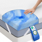 MKS madratsi pealisplaat 120 x 200 cm, 5 cm madratsi pealisplaat geelm&auml;luvahuga, ergonoomiline H4 jahutava tunnetusega, hingav kate, magamismugavus nagu pilvedel