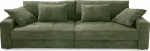 Big-Sofa 15262 Mugav Lounge komplekt 2 voodikastiga, palju panipaiku, B 284 x S 113 x K 84 cm, tikitud iste, diivan koos seljapatjadega ja dekoratiivpadjadega, kaasaegne pehme Corduroy kate in