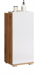 trendteam smart living - Ciara - sahtlikapp - valge k&otilde;rgl&auml;ikega / tamm - k&auml;epidemevaba uksega seisukapp - (B x K x S) 37 x 82 x 31 cm - reguleeritava riiuliga - ukse saab paigaldada vasakule v&otilde;i paremale poole