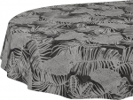 &Otilde;lilina laudlina pestav vaha laudlina Lihtne hooldada vetth&uuml;lgav Lootuse efektiga aialina laudlina Night Tropic Ovaalne 220 x 140 cm l&otilde;igatud servaga