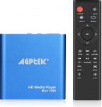 Mini 1080P Full HD digitaalne meediam&auml;ngija koos kaugjuhtimispuldiga