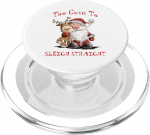 Lustiges Weihnachtsmotiv mit Spruch Weihnachtsmann Rentier PopSockets PopGrip f&uuml;r MagSafe
