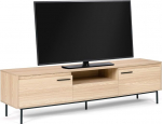 IDMarket - 180 cm Seattle TV-jalg koos hoiukappidega Industrial Design