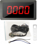 PrecisionS Digital Tachometer for Engines LED Speedometer with Effect Sensors High Accuracy Meter