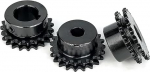 14 15 Z&auml;hne 04C 25H Doppelkettenrad 45# Stahlgetriebe Industrieantriebsrad Bohrung 6-15mm 1St(8mm-keyway 3mm,15 hammaste)
