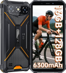 OUKITEL G3 purunemiskindel telefon - 6300mAh suur aku 16GB + 128GB (1TB) Android 14 nutitelefon purunemiskindel