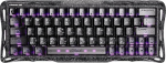 GravaStar Mercury V60 Pro 60% Hall Effect Gaming Keyboard, 8000Hz Rapid Trigger klaviatuur, 0,005 mm RT, magnetilised l&uuml;litid, SnapKey, CNC alumiinium, 0,125ms latentsus Cyber Frost Black