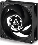 ARCTIC P8 TC - PC ventilaator, 80mm ventilaator, optimeeritud staatilise r&otilde;hu ja temperatuuri reguleerimise jaoks, korpuseventilaator, kvaliteetne liuglaager, arvuti, arvuti, 500-3000rpm - must