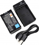 DSTE SSL-JVC50 Li-ion aku ja Micro USB laadija sobivad JVC HM600 HM650 GY-LS300 SLR kaameraga &uuml;hilduvaks.