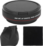 Sorandy 62 mm 0.45X lainurkobjektiiv, Ultra Slim lainurkobjektiiv suure avaga, 62 mm 0.45X lainurkobjektiivi filter DSLR kaameratele / videokaamerate objektiividele 62 mm l&auml;bim&otilde;&otilde;duga