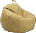 ArtsPavilion Bean Bag Tool Diivan kate ilma t&auml;iteaineta Lazy Lounger High Back Suur Bean Bag Storage Tool Diivan Diivan Lazy Diivan Toolid 70 cm x 80 cm Kollane