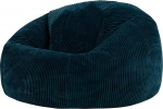 Icon Kingston XXL Bean Bag Corduroy, Teal Green, Bean Bag Adult with Filling, Bean Bag, Cord Chair, Lounge Chair, Bedroom, Living Room, Living Room Furniture