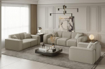 Friderik LUGA 3 Seater Sofa 2 Seater Armchair Decorative Cushions (Beige)