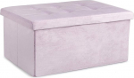 Casatessile Double Velvet Dyed Storage Bench