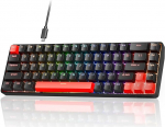 TMKB T68 HE Rapid Trigger mehaaniline m&auml;nguklaviatuur magnetl&uuml;lititega, RGB valgustus, juhtmega Type-C, kompaktne 68 klahvi klaviatuur, N-klahvide &uuml;mberl&uuml;litamine, &uuml;hildub Windows/Mac/Linux, US paigutusega