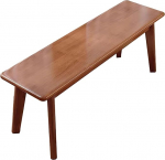 ZXTRYBHD sissep&auml;&auml;supink, s&ouml;&ouml;gitoa pink, mis on valmistatud t&auml;ispuidust, &uuml;mardatud nurgaga, puidust pink siseruumides, sissep&auml;&auml;sualale, elutuppa (pruun, 120 cm / 47.2 tolli)