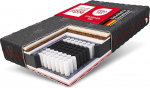 FDM Black MAX madrats 90 x 200 cm Cold Foam Pocket Spring Core k&otilde;rgus 28 cm K&otilde;vadus H3 Latex Coconut Memory Foam &Ouml;ko-Tex Sobib allergikutele Jacquard Cover Pesitav