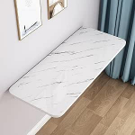 Kokkupandav laud seinale paigaldatav kokkupandav laud, kompaktne 50 x 50 cm t&ouml;&ouml;laud pikendatava plaadiga, ruumi s&auml;&auml;stev disain v&auml;ikestesse ruumidesse, ideaalne arvuti, s&uuml;learvuti, s&ouml;&ouml;gitoa jaoks, mitmek&uuml;lgne valge v&auml;rvi